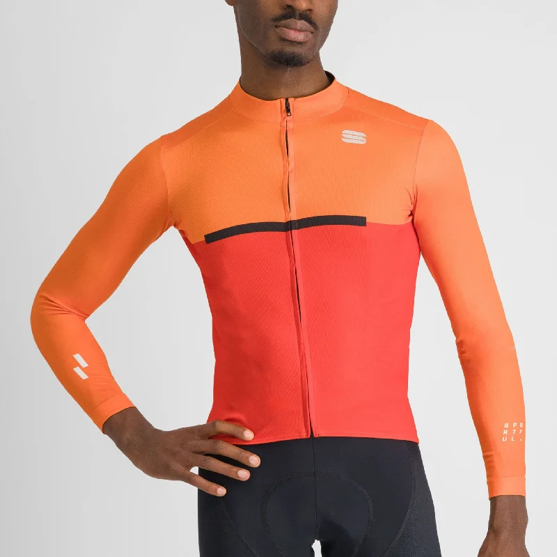 Maglia maniche lunghe Sportful Pista - Arancio