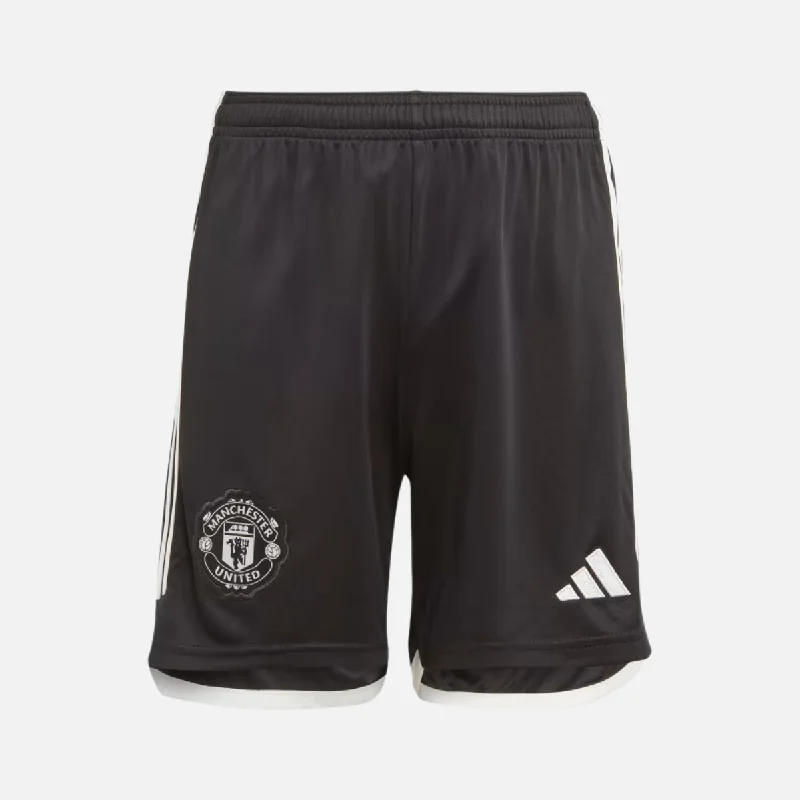 Adidas Manchester United 23/24 Kids Boy' Football Short (7-16 Years) -Black