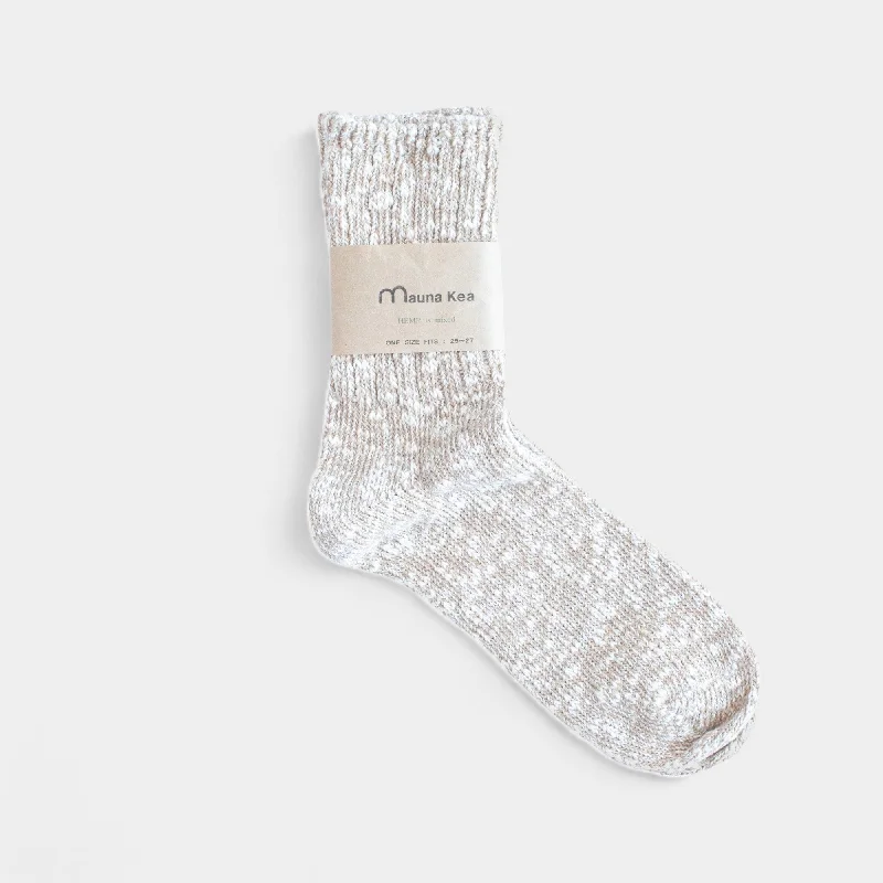 Hemp Mix Socks, Beige