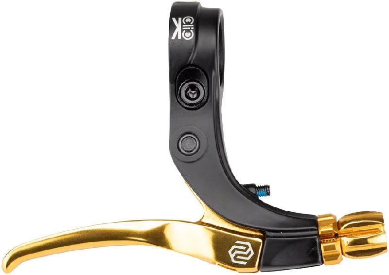 Promax Click V-Point Brake Lever - Short Reach Gold