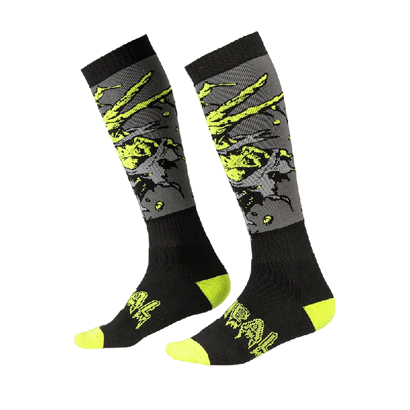 ONEAL PRO MX ZOMBIE 2022 SOCKS - BLACK/GREEN