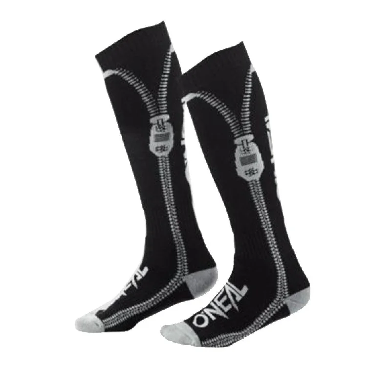 ONEAL PRO MX ZIPPER 2022 SOCKS - BLACK