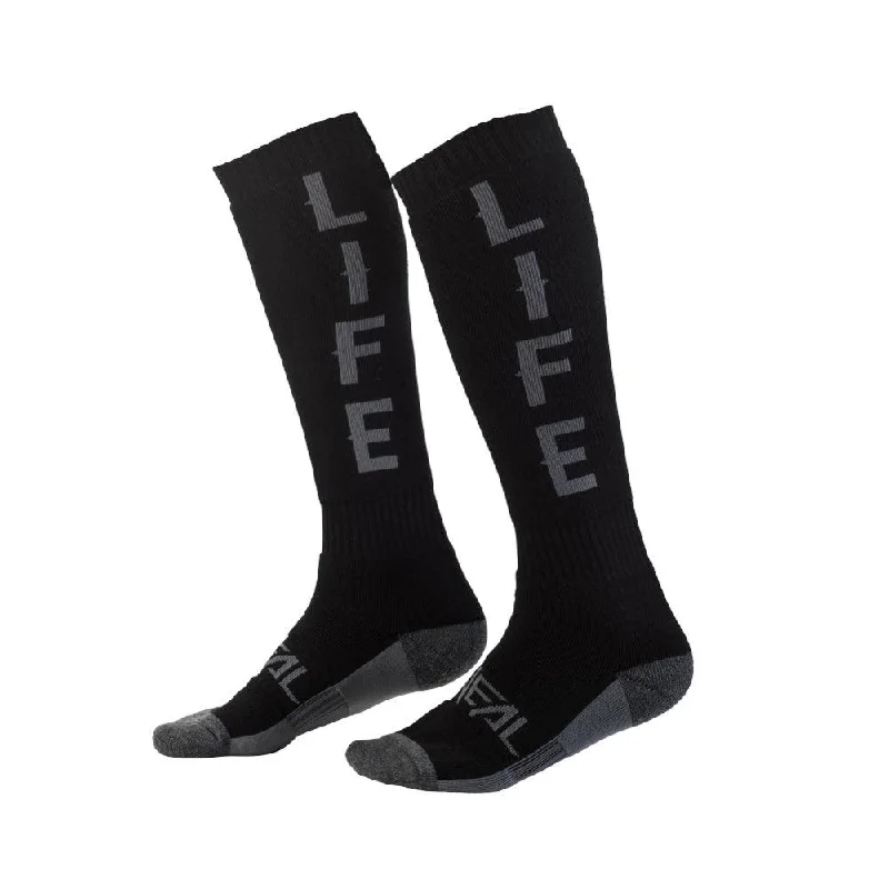 ONEAL PRO MX RIDE LIFE 2022 SOCKS - BLACK/GREY