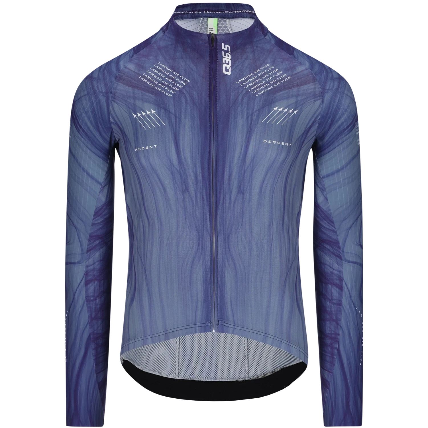 Maglia maniche lunghe Q36.5 Gregarius Hybrid Aeroflow - Blu