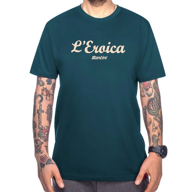 T-Shirt Santini Eroica - Blu