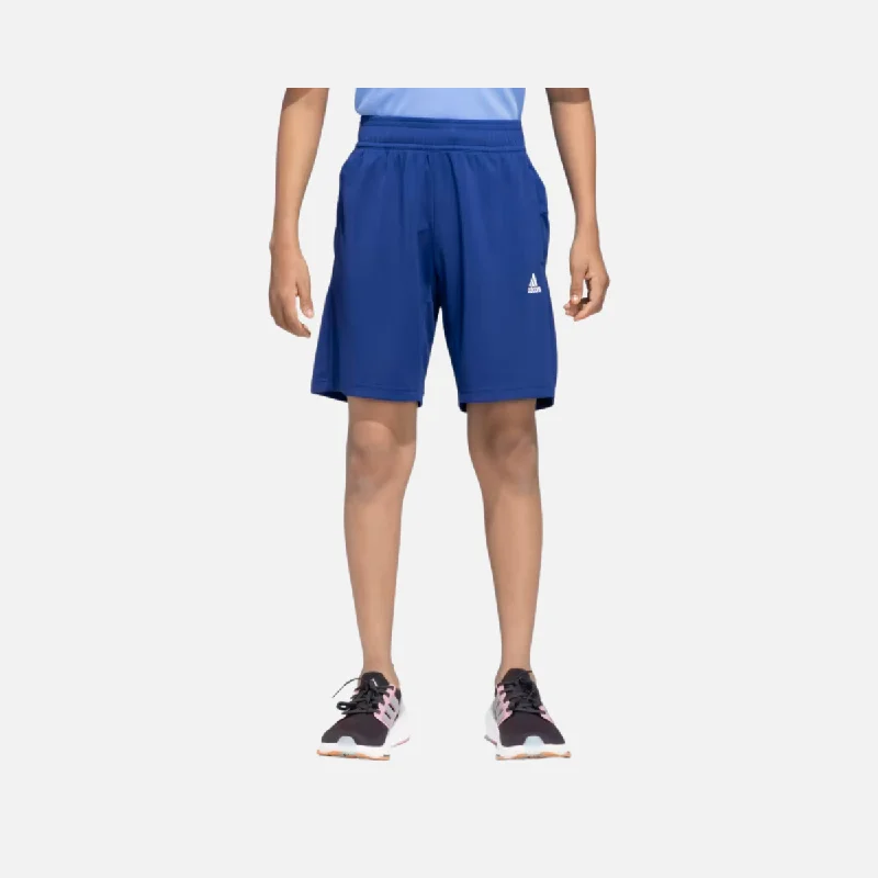 Adidas Boy Aeroready Logo Kids Shorts (5-14 Year) -Victory Blue