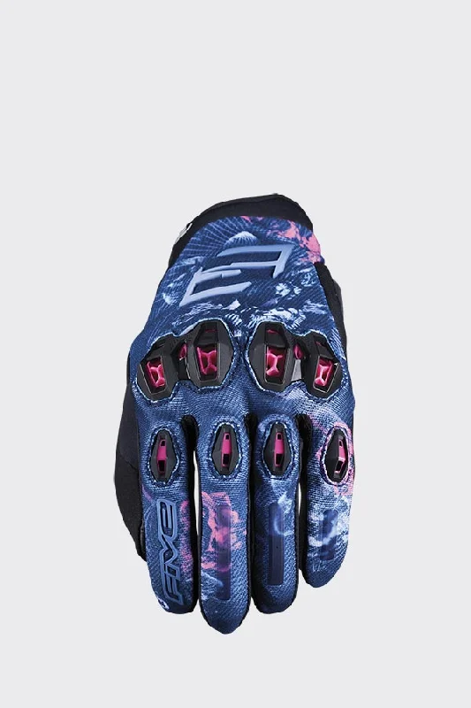 FIVE STUNT EVO 2 WOMENS GLOVES - FLOWERS PINK