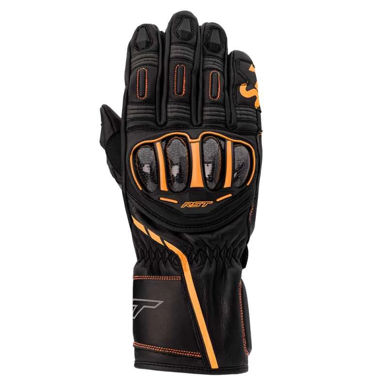 RST S-1 CE GLOVES - BLACK/GREY/NEON ORANGE