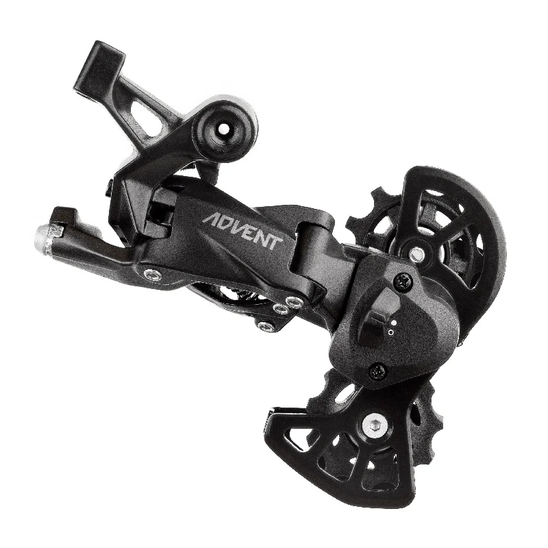 bicycle seatpost responsiveness-MICRO SHIFT Advent Super Short Cage Clutch Rear Derailleur