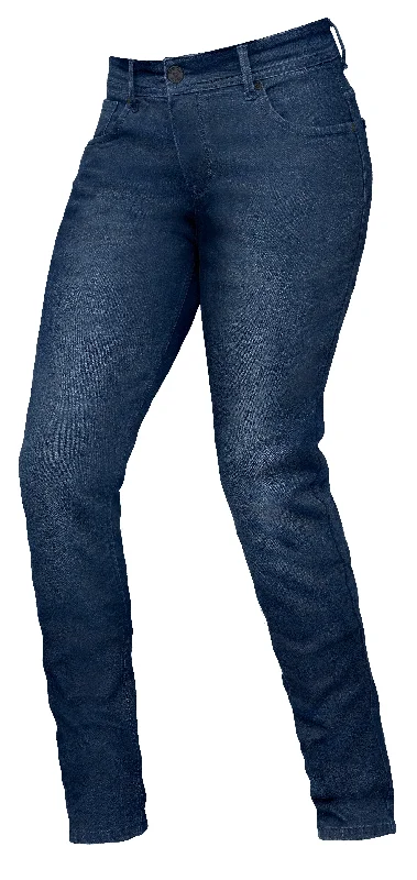 DRIRIDER WOMENS XENA OVER THE BOOT SHORT LEG JEANS - INDIGO