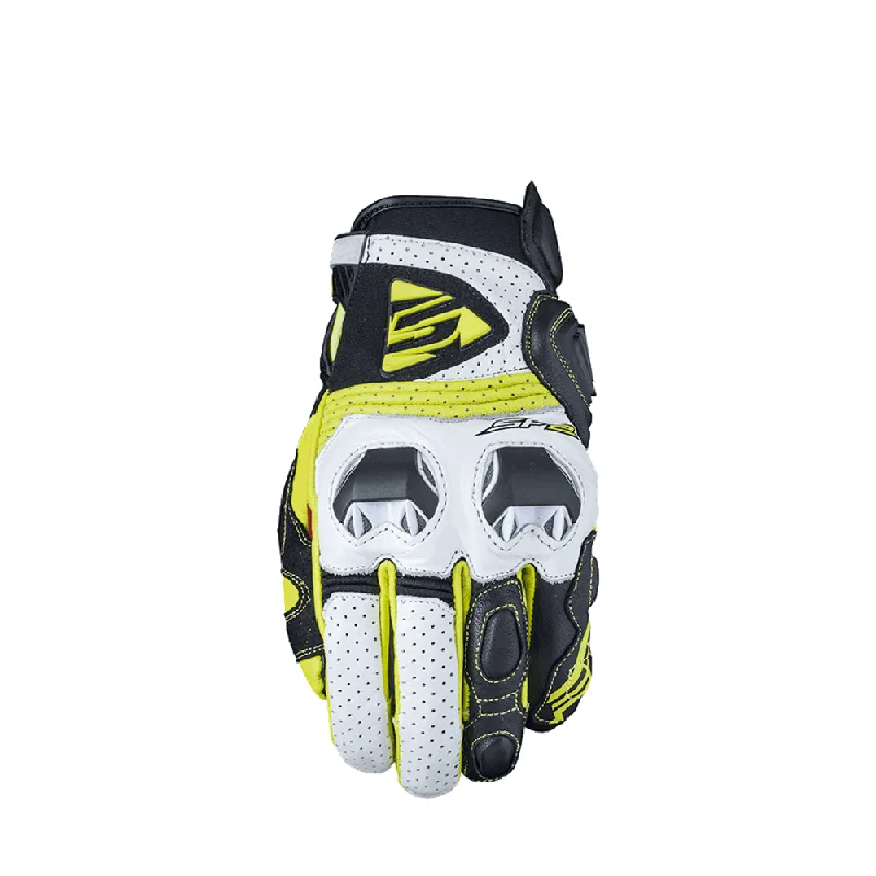 FIVE SF-2 GLOVES - WHITE/FLUO YELLOW