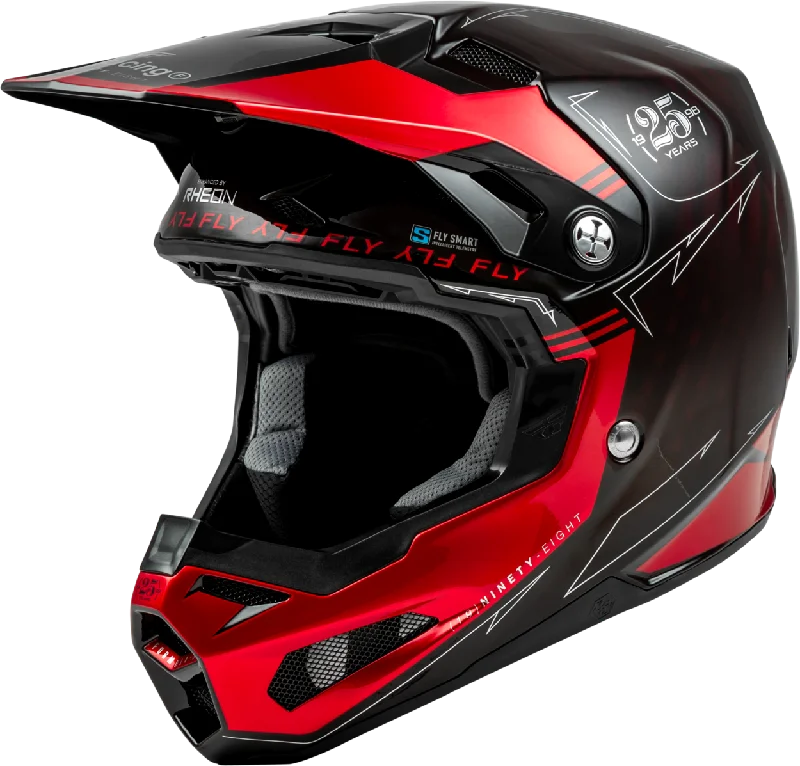 FLY 2024 FORMULA S LEGACY HELMET - RED CARBON/BLACK