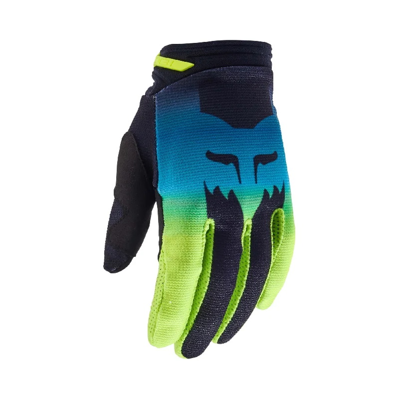 FOX 2024 YOUTH GIRLS 180  FLORA GLOVES - BLACK/YELLOW